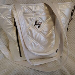 Lug White Quilted Women's Bag